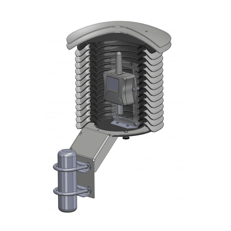 ATF8000 Professionele natuurlijk geventileerde weerhut (radiation shield) 