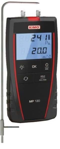 Kimo MP120 draagbare luchtsnelheidsmeter