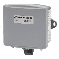 Transmetteur de pression différentielle double pour traitement d’air série KPEL