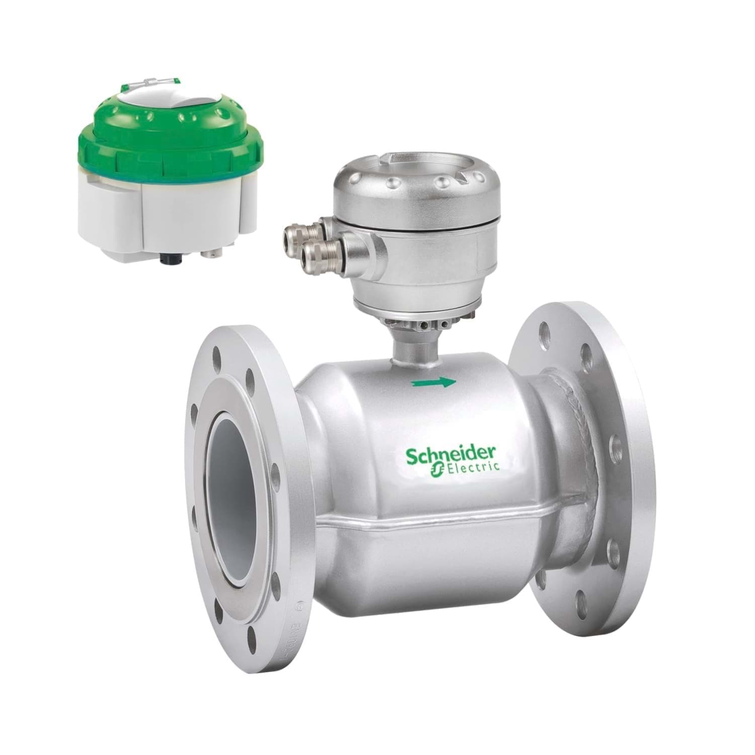 Schneider Electric magnetische flowmeter voor drinkwater op batterij serie 6500W